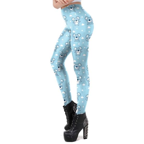 women's leggings cartoon animal printing women's elastic casual pants mid waist clothing panda printed tight, Black
women's leggings cartoon animal printing women's elastic casual pants mid waist clothing panda printed tight, Black