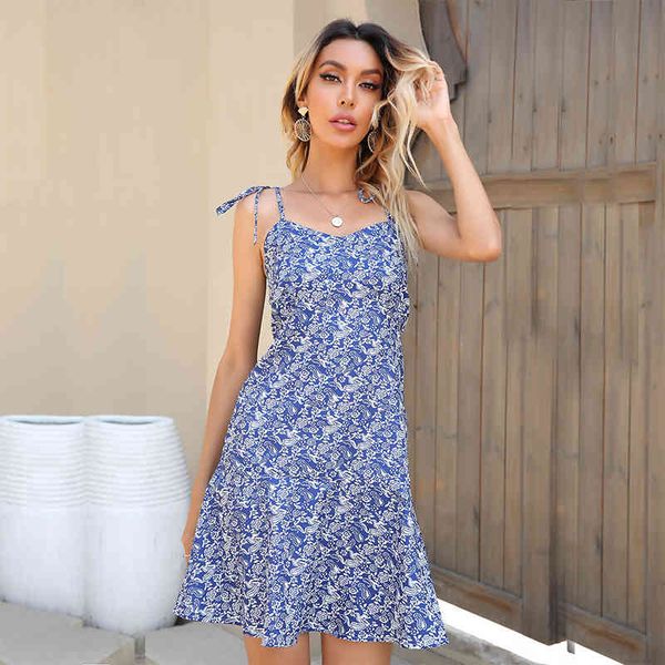 v-neck sleeveless blue floral print boho dress summer backless spaghetti strap lace-up a-line camisole mini beach dress 210423, Black;gray
v-neck sleeveless blue floral print boho dress summer backless spaghetti strap lace-up a-line camisole mini beach dress 210423, Black;gray