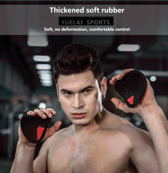 bodybuilding plam protector lifting palm dumbbell grips pads wrist support, Black;red
bodybuilding plam protector lifting palm dumbbell grips pads wrist support, Black;red