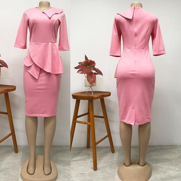 ethnic clothing women shirt dresses slim pink long sleeve knee-length elegant casual fashion large size office lady solid african female, Red
ethnic clothing women shirt dresses slim pink long sleeve knee-length elegant casual fashion large size office lady solid african female, Red