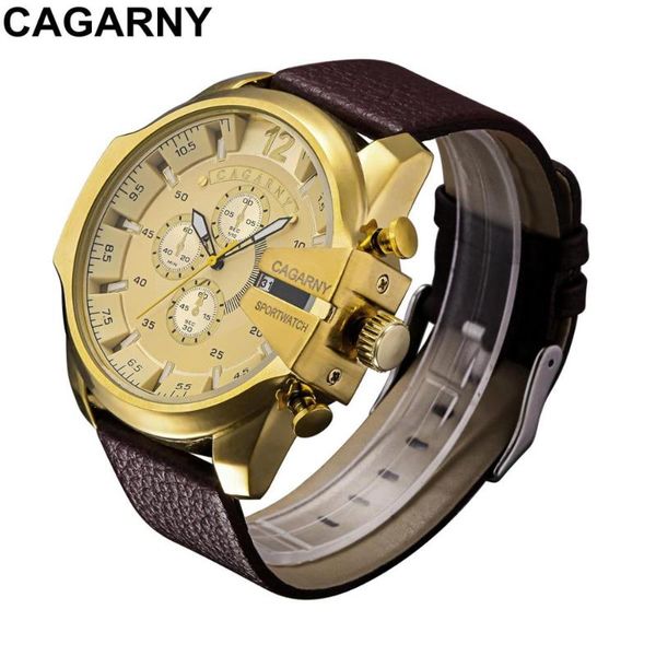 wristwatches cool brand cagarny luxury fashion men's quartz watch date display sports classic personality military wristwatch hours rel, Slivery;brown
wristwatches cool brand cagarny luxury fashion men's quartz watch date display sports classic personality military wristwatch hours rel, Slivery;brown