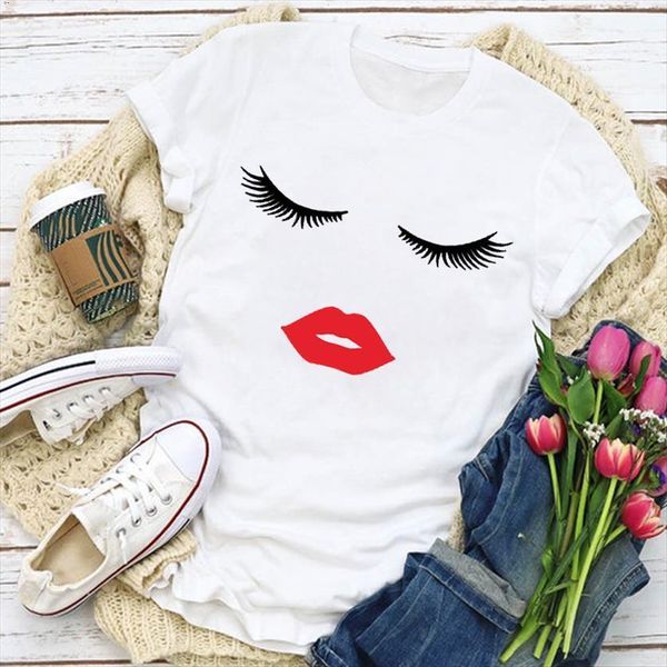 graphic face lip sleep womens t shirts love printed fashion summer clothing clothes tee female, White
graphic face lip sleep womens t shirts love printed fashion summer clothing clothes tee female, White
