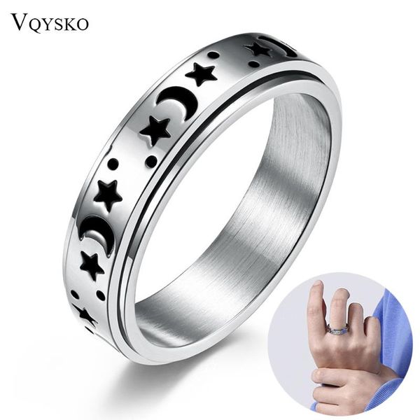 wedding rings fashion stainless steel moon star spinner stress release ring for women men rotatable anillo inoxidable defensa jewelry gift, Slivery;golden
wedding rings fashion stainless steel moon star spinner stress release ring for women men rotatable anillo inoxidable defensa jewelry gift, Slivery;golden