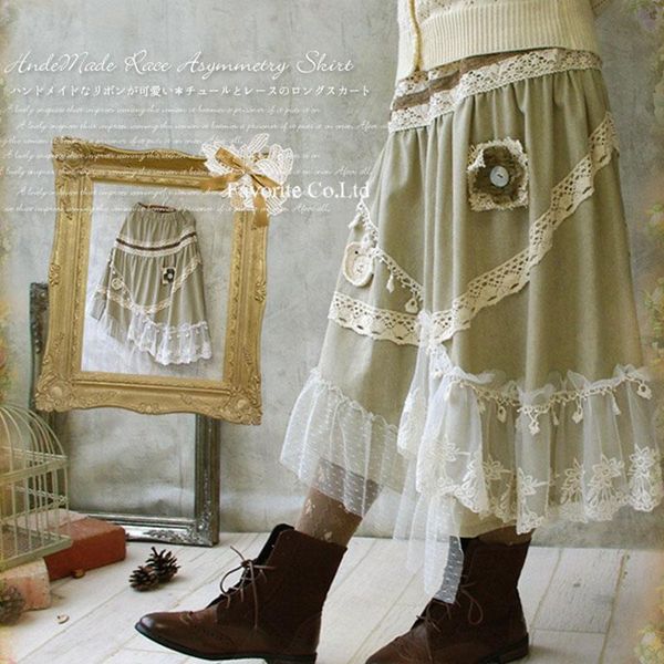 skirts harajuku mori girl vintage skirt women clothing loose patchwork floral lace laye retro asymmetrical ruffles kawaii a055, Black
skirts harajuku mori girl vintage skirt women clothing loose patchwork floral lace laye retro asymmetrical ruffles kawaii a055, Black