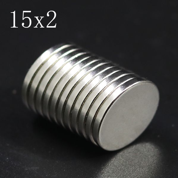 50 pcs lot 15x2 neodymium magnet 15mm x 2mm n35 ndfeb round super powerful strong permanent magnetic
50 pcs lot 15x2 neodymium magnet 15mm x 2mm n35 ndfeb round super powerful strong permanent magnetic
