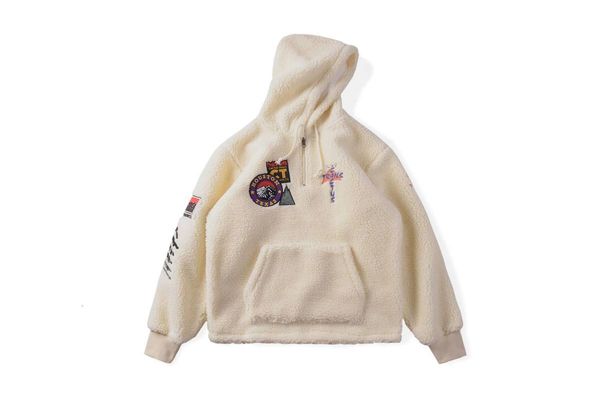 21ss travis scott hoodie lamb cactus wool trails sweatshirts of women zip embroidered hip pullovers astroworld, Black
21ss travis scott hoodie lamb cactus wool trails sweatshirts of women zip embroidered hip pullovers astroworld, Black