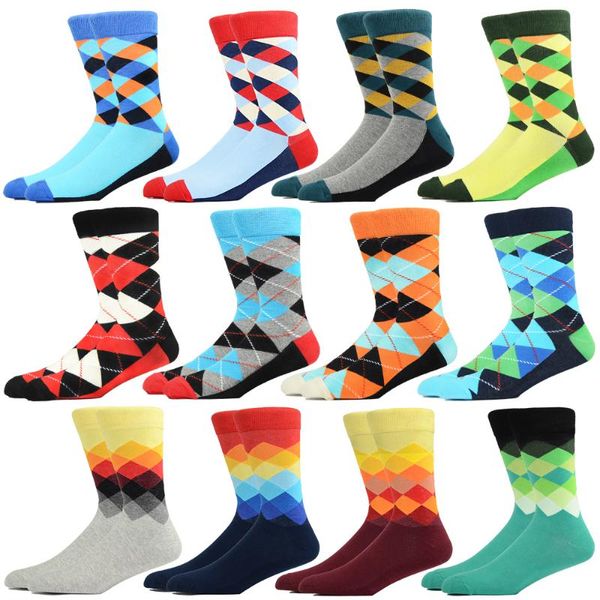 men's socks men colorful combed cotton for women geometric lattice stripe classic happy business casual harajuku, Black
men's socks men colorful combed cotton for women geometric lattice stripe classic happy business casual harajuku, Black