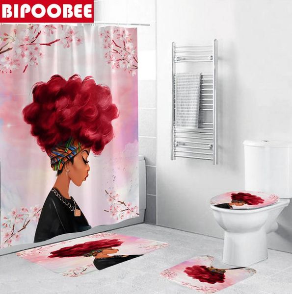 shower curtains african american curtain red hair afro women printed bathroom set toilet lid cover pedestal bath mat rugs
shower curtains african american curtain red hair afro women printed bathroom set toilet lid cover pedestal bath mat rugs
