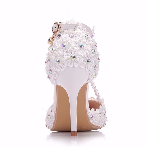 sandals white rhinestone lace tassels bead bridal high heel women party wedding shoes, Black
sandals white rhinestone lace tassels bead bridal high heel women party wedding shoes, Black