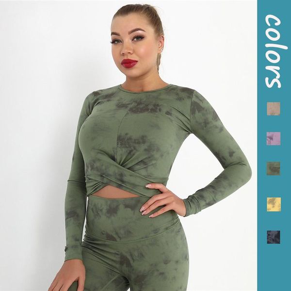 tie dye yoga shirts long sleeve fitness cross sports crop soft gym t-shirts for women workout training outfit
tie dye yoga shirts long sleeve fitness cross sports crop soft gym t-shirts for women workout training outfit