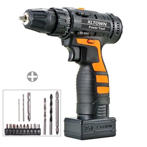 professiona electric drills 25v cordless drill with rechargeable lithium battery screwdriver household disassembly tool power
professiona electric drills 25v cordless drill with rechargeable lithium battery screwdriver household disassembly tool power