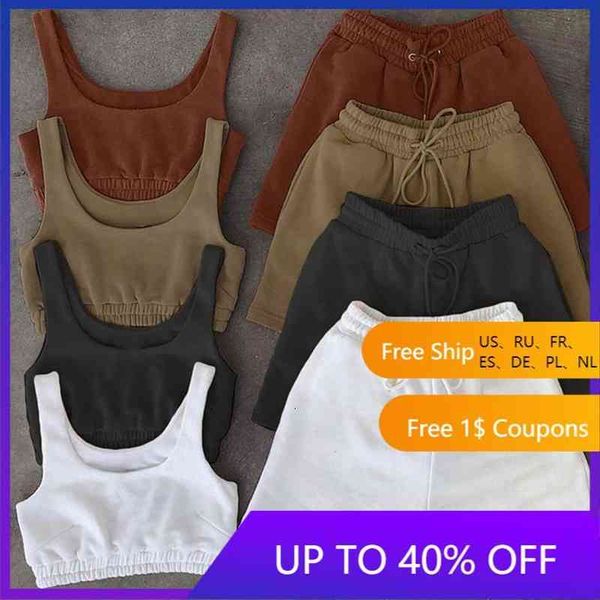2 piece set shorts women tracksuits and outfits summer jogger gym biker matching female tracksuit wholesale, Gray
2 piece set shorts women tracksuits and outfits summer jogger gym biker matching female tracksuit wholesale, Gray