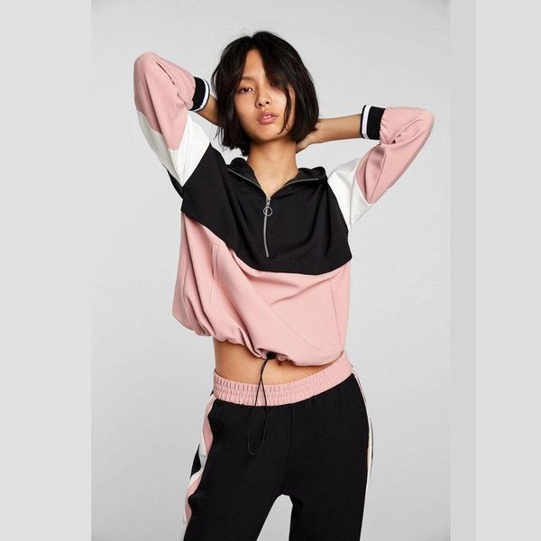 women's hoodies & sweatshirts spring women sweatshirt long sleeve zipper pocket hoodie patchwork casual hooded pullovers clothing sweat, Black
women's hoodies & sweatshirts spring women sweatshirt long sleeve zipper pocket hoodie patchwork casual hooded pullovers clothing sweat, Black