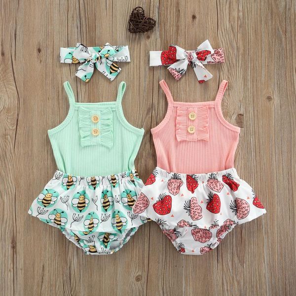 clothing sets summer born baby girls solid color sleeveless square collar romper + printed ruffle shorts headband outfits set, White
clothing sets summer born baby girls solid color sleeveless square collar romper + printed ruffle shorts headband outfits set, White