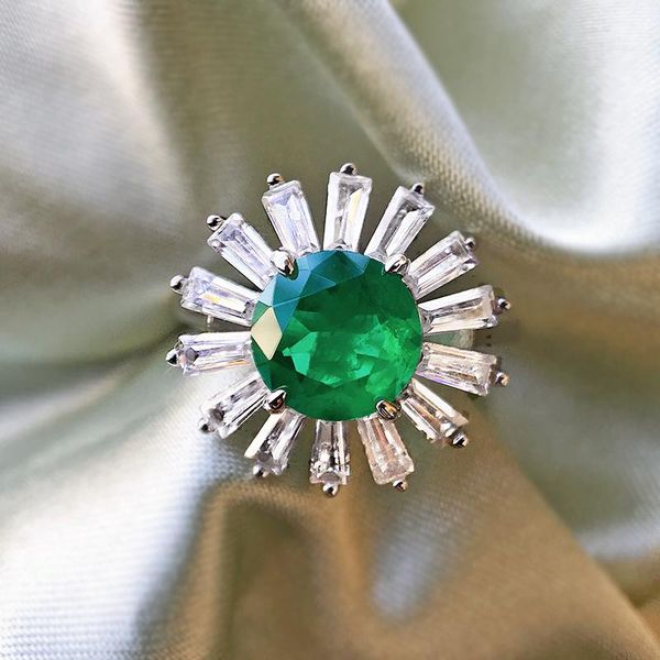cluster rings design solid 925 sterling silver round cut simulated moissanite emerald ring vintage anniversary fine jewelry gift, Golden;silver
cluster rings design solid 925 sterling silver round cut simulated moissanite emerald ring vintage anniversary fine jewelry gift, Golden;silver