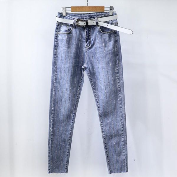 women vintage stretch beading cotton pencil jeans denim trousers female fashion high waist was thin pants wq1787 factory women's, Blue
women vintage stretch beading cotton pencil jeans denim trousers female fashion high waist was thin pants wq1787 factory women's, Blue