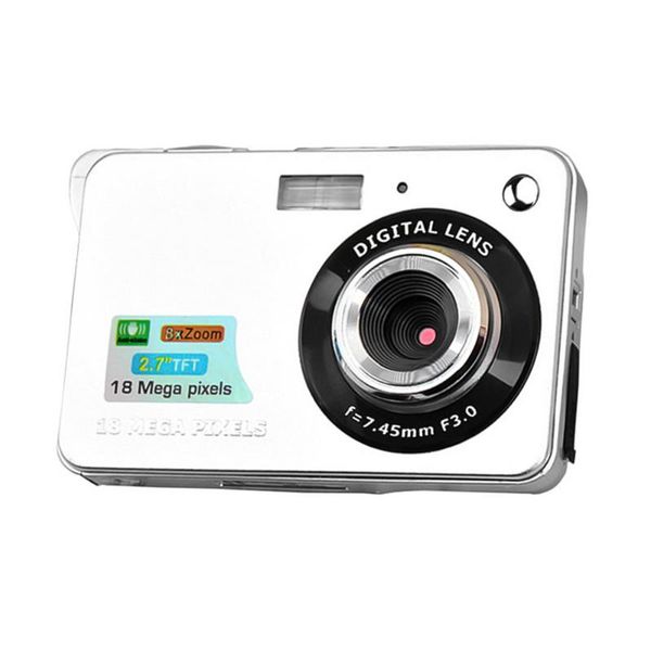 digital camera mini pocket 18mp 2.7 inch lcd screen 8x zoom smile capture anti-shake with battery cameras
digital camera mini pocket 18mp 2.7 inch lcd screen 8x zoom smile capture anti-shake with battery cameras
