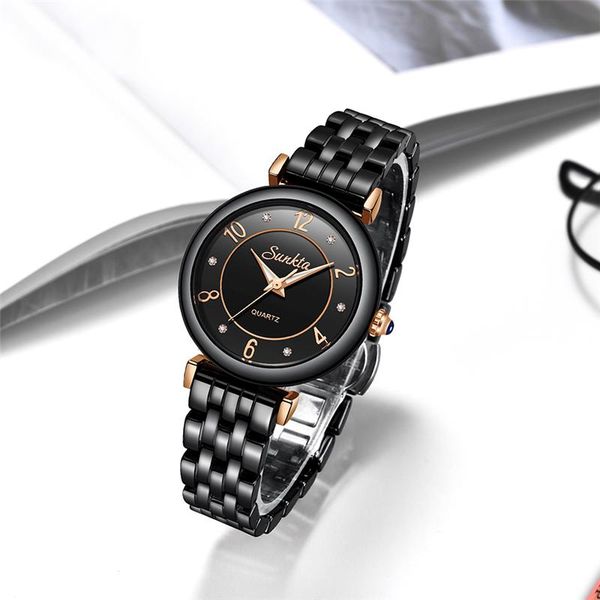 wristwatches sunkta women watches ceramic waterproof watch ladies casual fashion ultrathin black clock gift, Slivery;brown
wristwatches sunkta women watches ceramic waterproof watch ladies casual fashion ultrathin black clock gift, Slivery;brown