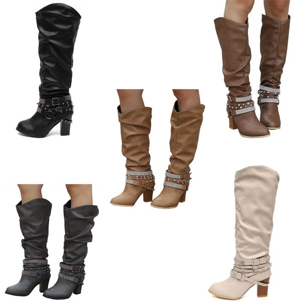 large size fashion women's boots 2021 europe and the united states create four seasons style rhinestone high heel women shoes eu35-eu43, Black
large size fashion women's boots 2021 europe and the united states create four seasons style rhinestone high heel women shoes eu35-eu43, Black