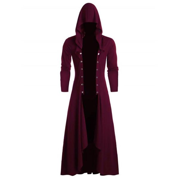 men's trench coats sagace long sleeves street windbreaker coat retro steam punk gothic wind cloak fashiona plain cap cardigan, Tan;black
men's trench coats sagace long sleeves street windbreaker coat retro steam punk gothic wind cloak fashiona plain cap cardigan, Tan;black