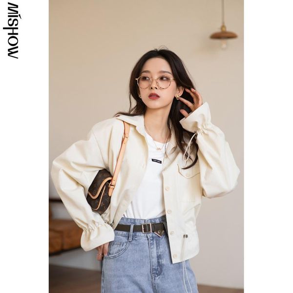 women's jackets mishow 2021 spring for women short jacket long sleeve streetwear outdoor clothing fashion female coats mx21a6965, Black;brown
women's jackets mishow 2021 spring for women short jacket long sleeve streetwear outdoor clothing fashion female coats mx21a6965, Black;brown