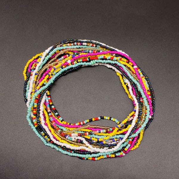 9 colors summer bikini multilayer stretchy bracelets seed bead belly waist chain waist bead set women body jewelry j60e, Silver
9 colors summer bikini multilayer stretchy bracelets seed bead belly waist chain waist bead set women body jewelry j60e, Silver