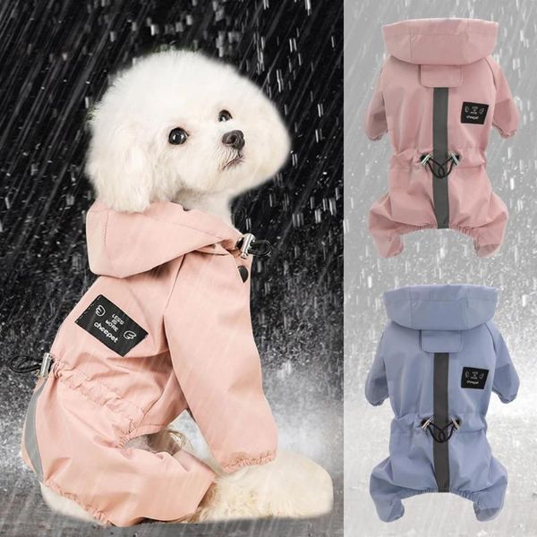 pet dog raincoat reflective waterproof rain jacket coat clothes small medium dogs hoodies jumpsuit raincoats apparel
pet dog raincoat reflective waterproof rain jacket coat clothes small medium dogs hoodies jumpsuit raincoats apparel