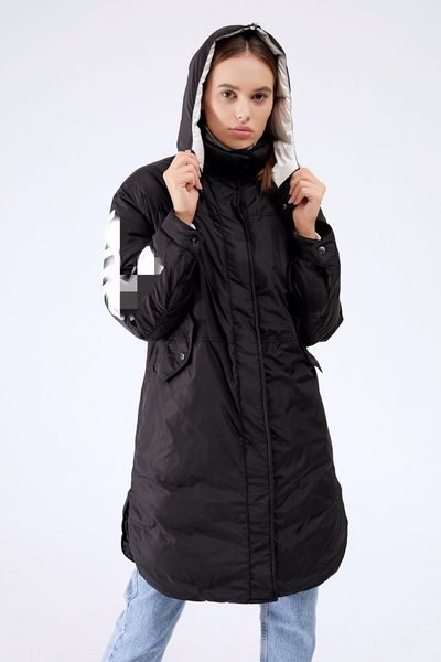 luxury french women's down jacket designer brand detachable hat large lapel letter embellished mid-length coat, Black
luxury french women's down jacket designer brand detachable hat large lapel letter embellished mid-length coat, Black