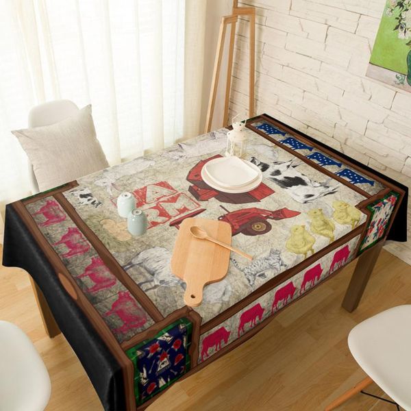 table cloth colorful animal farm retro rustic print dining chair cover kitchen tablecloth modern home decor manteles
table cloth colorful animal farm retro rustic print dining chair cover kitchen tablecloth modern home decor manteles