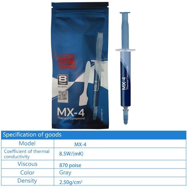 4g processor cpu cooler cooling fan thermal grease vga compound paste fans & coolings
4g processor cpu cooler cooling fan thermal grease vga compound paste fans & coolings