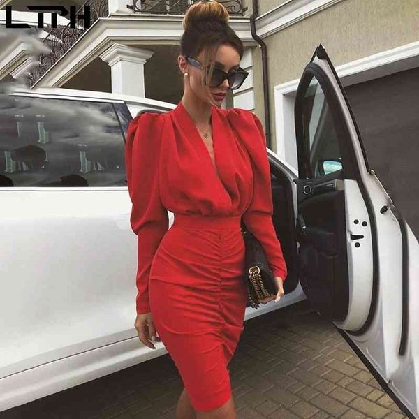 spring autumn dress women new casual full sleeved deep v-neck folds solid straight knee-length bag hip dresses 201025, Black;gray
spring autumn dress women new casual full sleeved deep v-neck folds solid straight knee-length bag hip dresses 201025, Black;gray