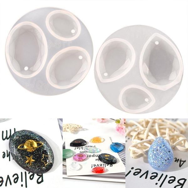 craft tools 2 pcs oval water drop pendant epoxy resin mold earrings necklace keychain silicone mould diy crafts ornaments
craft tools 2 pcs oval water drop pendant epoxy resin mold earrings necklace keychain silicone mould diy crafts ornaments