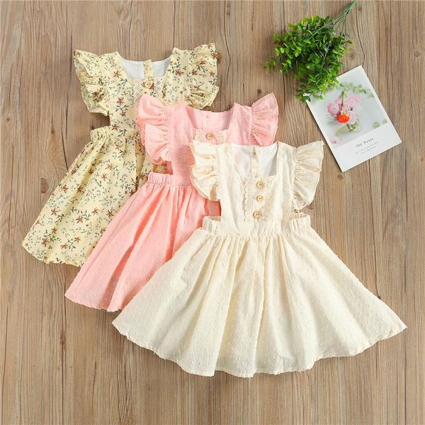 girl's dresses 2021 lovely kids girls fashion sleeve short dress summer children casual for party daily wear 3-7 years, Red;yellow
girl's dresses 2021 lovely kids girls fashion sleeve short dress summer children casual for party daily wear 3-7 years, Red;yellow