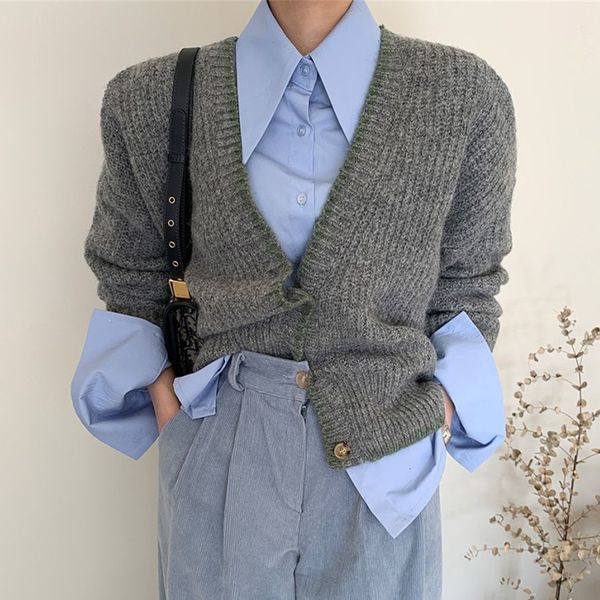 women's two piece pants hzirip streetwear two pieces define v-neck cardigans shirts loose complete office lady casual suits a7me, White
women's two piece pants hzirip streetwear two pieces define v-neck cardigans shirts loose complete office lady casual suits a7me, White