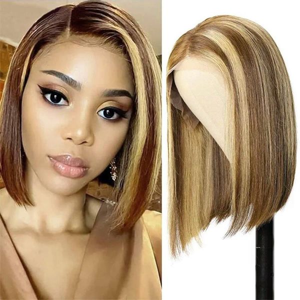 lace wigs remi 4/27# highlight straight bob wig human hair closure ombre 4x4 8-16 inches 150 density for women, Black;brown
lace wigs remi 4/27# highlight straight bob wig human hair closure ombre 4x4 8-16 inches 150 density for women, Black;brown