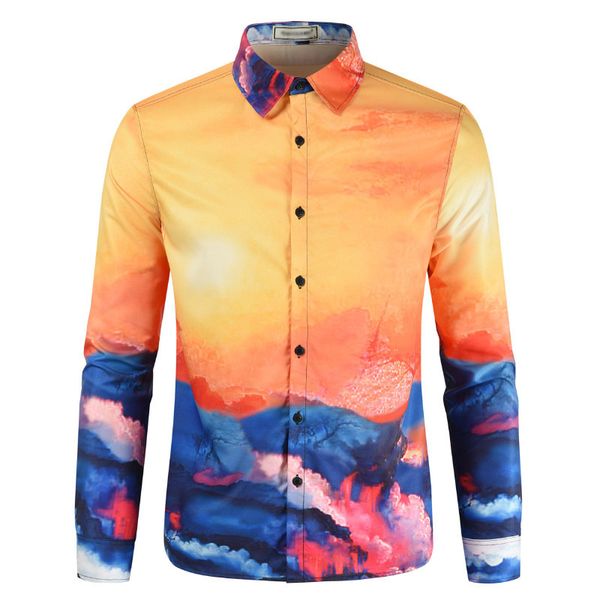men's casual shirts fashion shirt long 3d print thin non-iron springtime holiday tourism daily life youth stage travel, White;black
men's casual shirts fashion shirt long 3d print thin non-iron springtime holiday tourism daily life youth stage travel, White;black