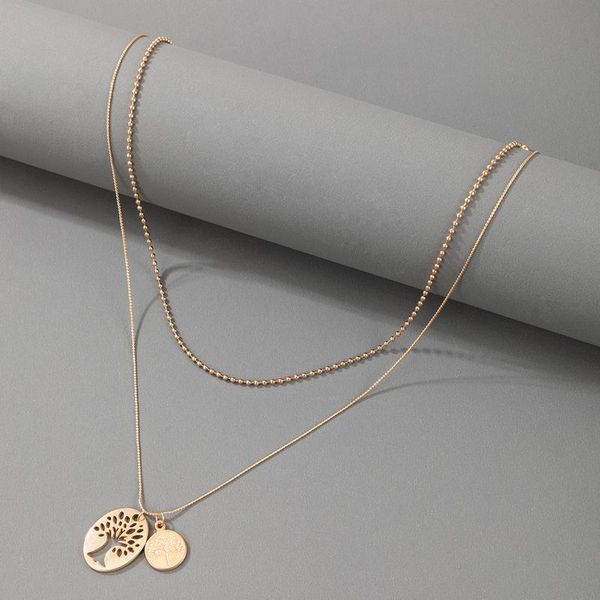 pendant necklaces tocona charming hollow tree necklace for women double layer gold color geometric clavicle chain jewelry weddings 18177, Silver
pendant necklaces tocona charming hollow tree necklace for women double layer gold color geometric clavicle chain jewelry weddings 18177, Silver