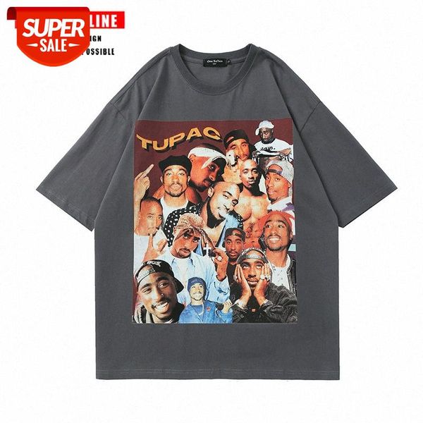 streetwear men european and american street rapper printed short-sleeved t-shirt women trendy brand hip-hop loose casual wild tee shir #sh9n, White;black
streetwear men european and american street rapper printed short-sleeved t-shirt women trendy brand hip-hop loose casual wild tee shir #sh9n, White;black