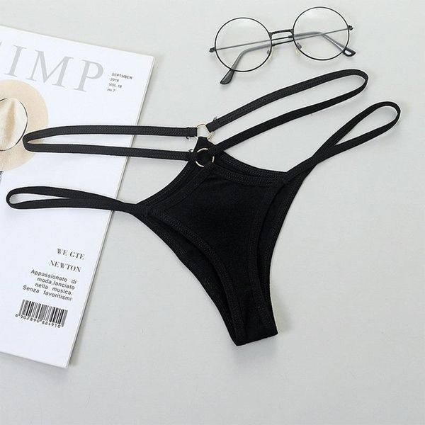 women's panties thin strap hollow women g-string cotton soft lingerie low rise thong breathable female underwear solid color briefs, Black;pink
women's panties thin strap hollow women g-string cotton soft lingerie low rise thong breathable female underwear solid color briefs, Black;pink