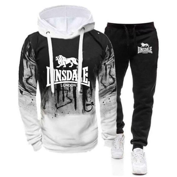 men's tracksuits lonsdale 2021 design print set man's gradient hoodies casual sweatpant sets jackets sport suits hip hop suit, Gray
men's tracksuits lonsdale 2021 design print set man's gradient hoodies casual sweatpant sets jackets sport suits hip hop suit, Gray