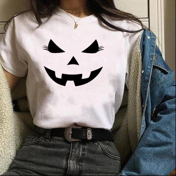 womens face pumpkin cute printed fashion print happy halloween fall autumn t shirt female graphic tee women, White
womens face pumpkin cute printed fashion print happy halloween fall autumn t shirt female graphic tee women, White
