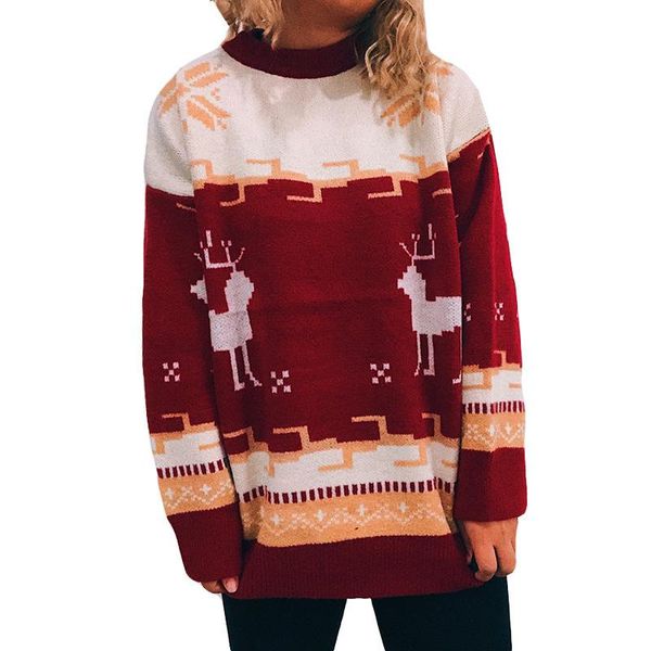 women's sweaters christmas women printed classic round neck pullovers long sleeve festive xmas jumper clothing, White;black
women's sweaters christmas women printed classic round neck pullovers long sleeve festive xmas jumper clothing, White;black
