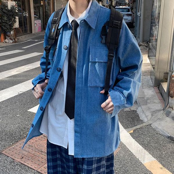 men's trendy loose outerwear casual denim bomber jacket korean style windbreaker streetwear military jackets clothes coats, Black;brown
men's trendy loose outerwear casual denim bomber jacket korean style windbreaker streetwear military jackets clothes coats, Black;brown