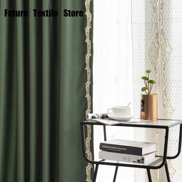 curtain & drapes chinese style light luxury advanced green blackout curtains for living room bedroom finished product customization
curtain & drapes chinese style light luxury advanced green blackout curtains for living room bedroom finished product customization