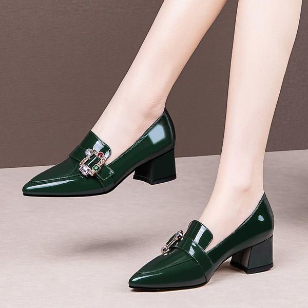 size 34-42 colorful rhinestone design genuine leather women heels shoes fashion kitten walking high heel dress, Black
size 34-42 colorful rhinestone design genuine leather women heels shoes fashion kitten walking high heel dress, Black