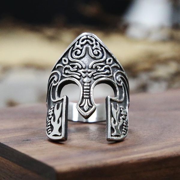 cluster rings men's viking warrior helemt stainless steel gothic punk ring male spartan mask helmet nordic amulet jewelry, Golden;silver
cluster rings men's viking warrior helemt stainless steel gothic punk ring male spartan mask helmet nordic amulet jewelry, Golden;silver