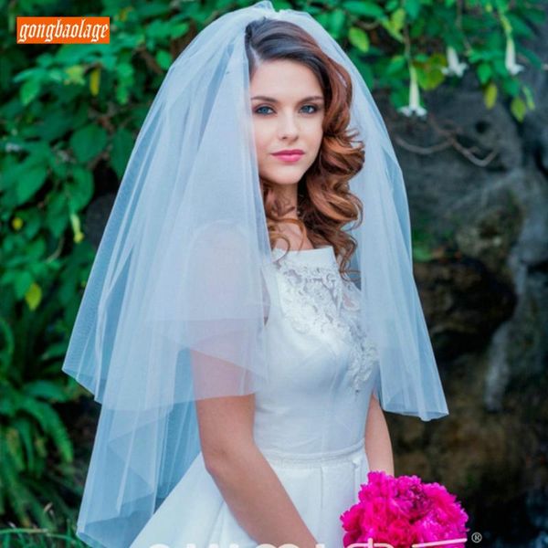 bridal veils cut edge two tier white veil ivory puffy tulle 0.75 meter soft bride with comb 2021 wedding accessories, Black
bridal veils cut edge two tier white veil ivory puffy tulle 0.75 meter soft bride with comb 2021 wedding accessories, Black