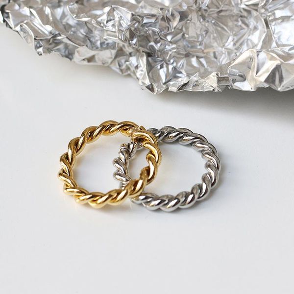 cluster rings tarnish cool twist chain gold silver color stainless steel ring 18k plated bold titanium for women, Golden;silver
cluster rings tarnish cool twist chain gold silver color stainless steel ring 18k plated bold titanium for women, Golden;silver