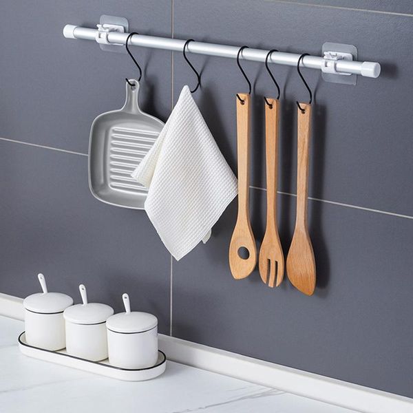 hooks & rails 2pcs curtain rods clip wall hanging rack self adhesive creative fixed clamp bracket
hooks & rails 2pcs curtain rods clip wall hanging rack self adhesive creative fixed clamp bracket