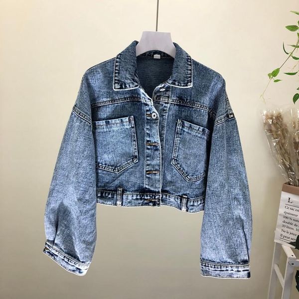 women's jackets spring autumn handwork tassel chain washed blue loose short denim women korean jeans jacket basic coat female outerwear, Black;brown
women's jackets spring autumn handwork tassel chain washed blue loose short denim women korean jeans jacket basic coat female outerwear, Black;brown
